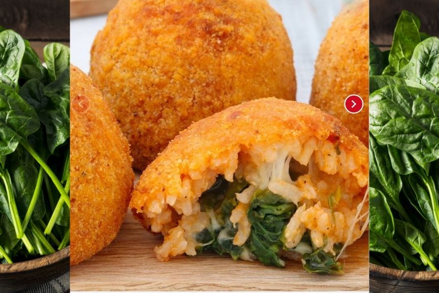 Arancini al Spinaci