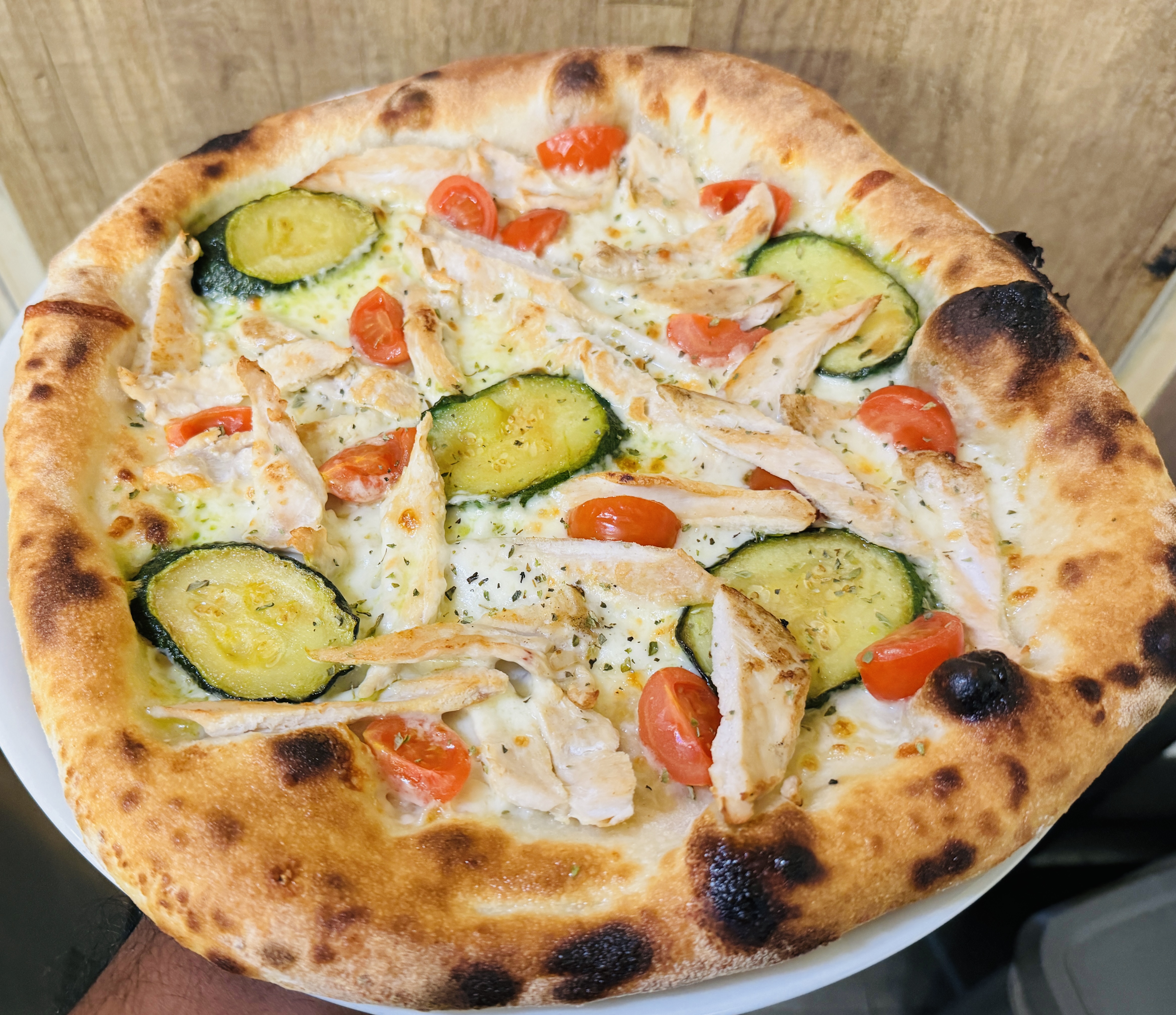 Pizza con Pollo